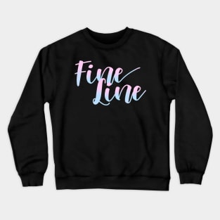 Fine Line illustrative piece Crewneck Sweatshirt